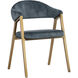 Burgos Nono Petrol Dining Armchair